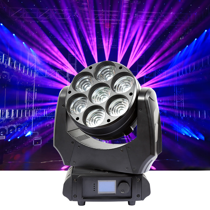 Rgbw 4 in 1 leidde het Pixel die van de Straalwas Hoofd Licht Dmx-Stadium bewegen die Hoofd7x40w bewegen