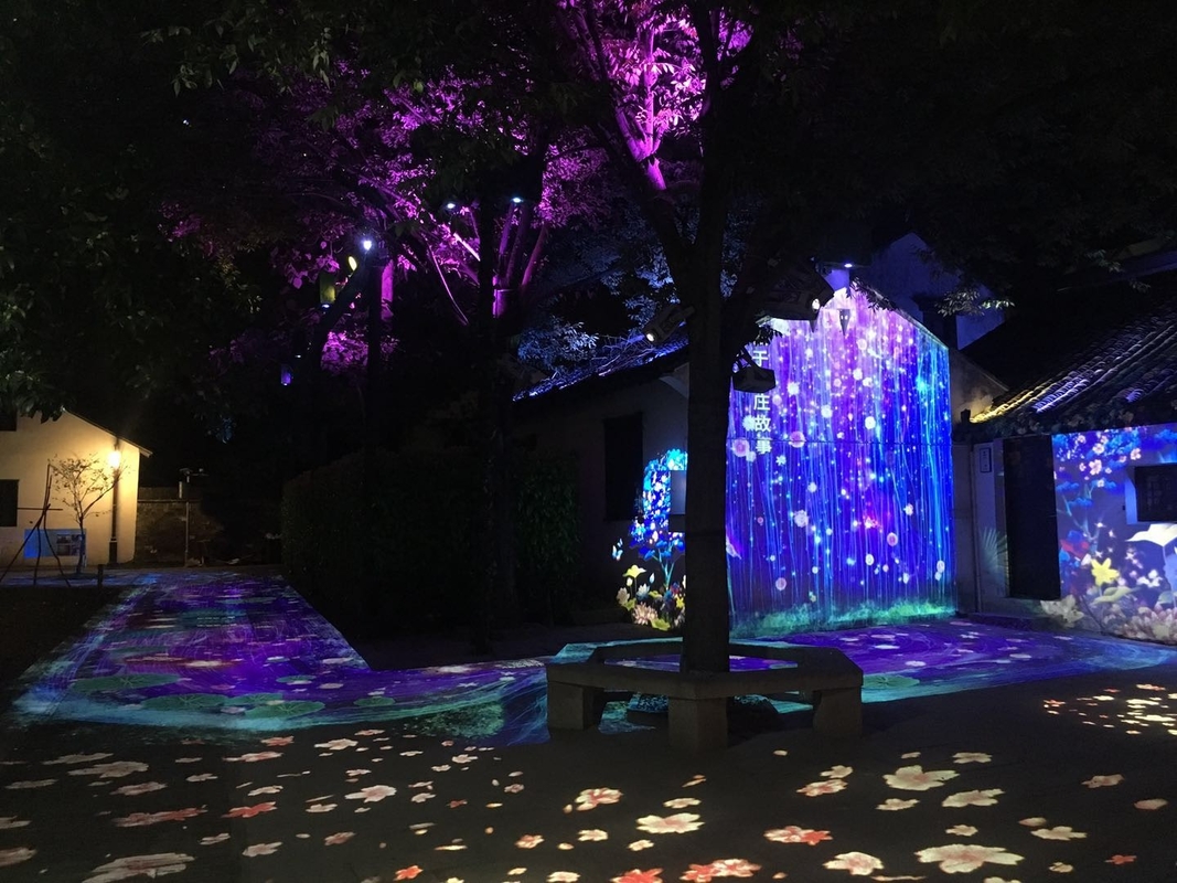 LED-lichtbron Buiten Gobo-projector 60 W 100 W 200 W 400 W Voor de markt van cultureel toerisme