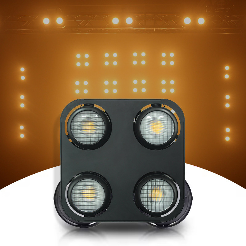 Waterdicht blinder DMX Stage Licht amber warm wit IP65 cob led 4x90w blinder outdoor blinder