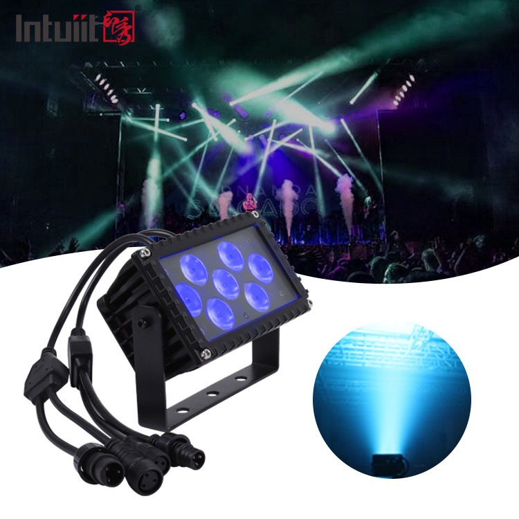 7x3W LED Buiten IP66 Waterdicht 25 Graden Die-Casting Aluminium Architectonische Projectie Floodlight Gevellicht