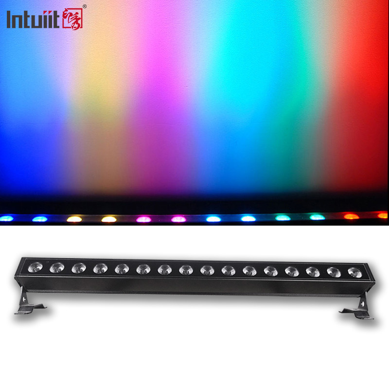 Aluminium behuizing waterdicht ip65 buitenverlichting 16*5w dmx512 rgbw led wandwasser