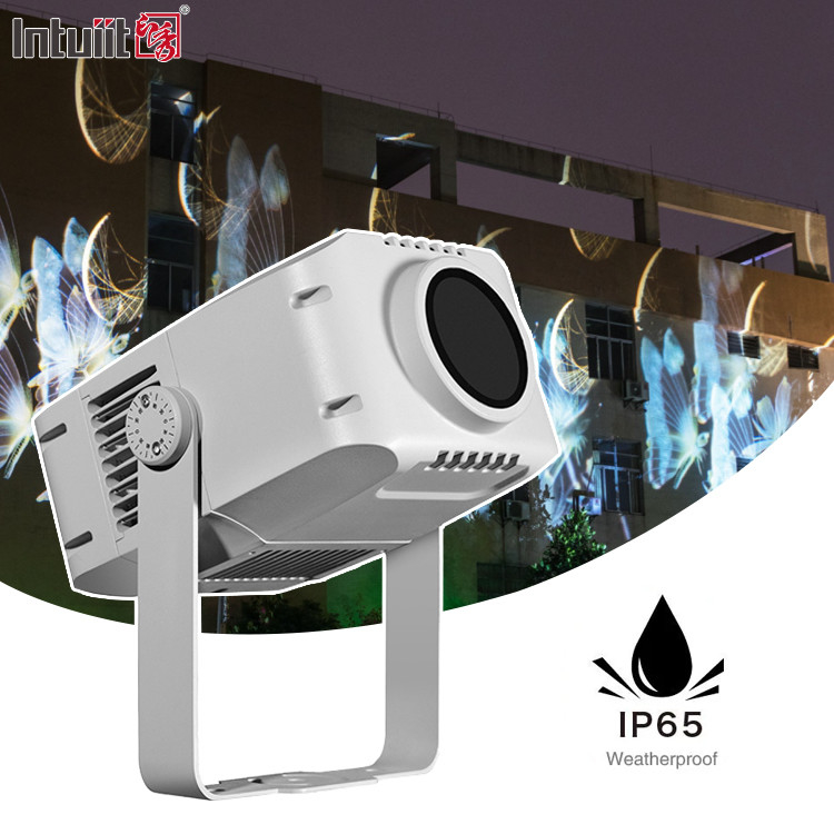 100w IP65 Logo Projector Lamp Gobo Licht Buiten 7+1 Roterende Gobo Professionele Reclame Lampen