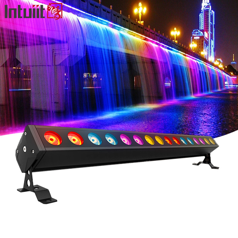 Dmx 16x5w rgbw 4in1 maakt wasmachine van de stadium de lichte powercon geleide muur voor auditoriabars waterdicht