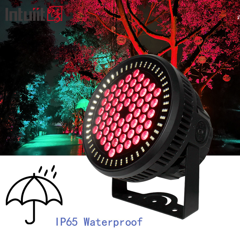 60*12W RGBW 4in1 IP65 Outdoor DJ Stage Lighting Waterdicht DMX LED Par Light voor Event Concert Lighting