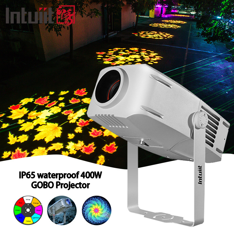 Custom 400W Outdoor IP65 Waterdicht Roterende Reclame Foto Projectie Lamp Gobo Shop Logo Projector