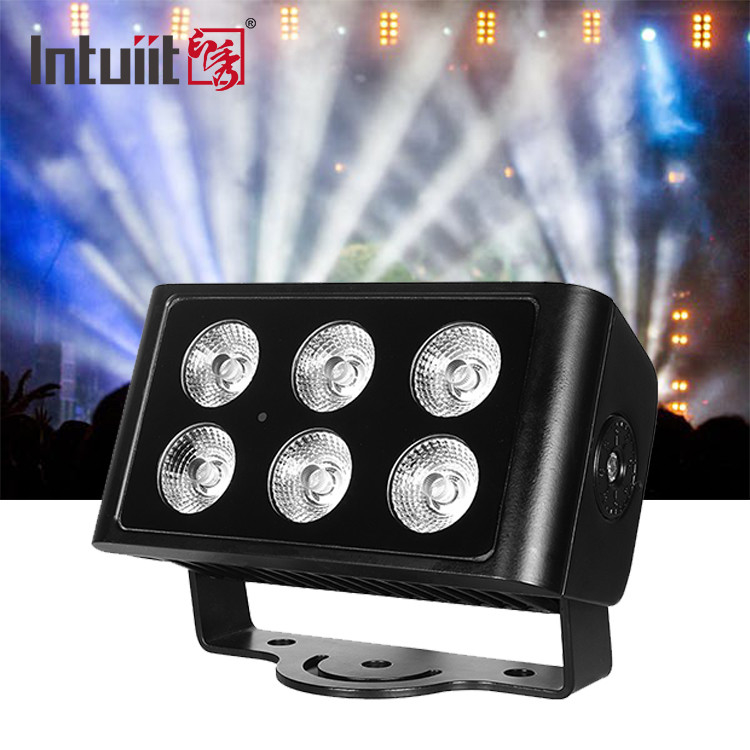 Waterdicht RGBW LED Flood Light RGBW 4in1 City Color Light 6*5w Outdoor LED Wall Washer Stage Lights