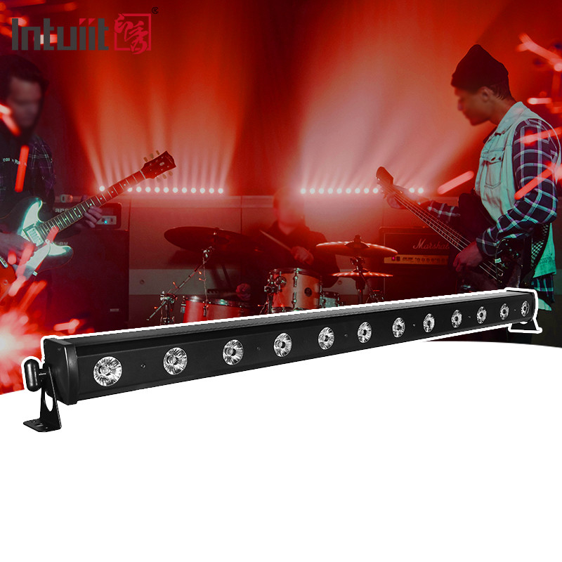 12x2W RGBW LED podiumlicht 4in1 geluid geactiveerd gecontroleerd DJ licht bar kerk bruiloft verlichting led wandwasser