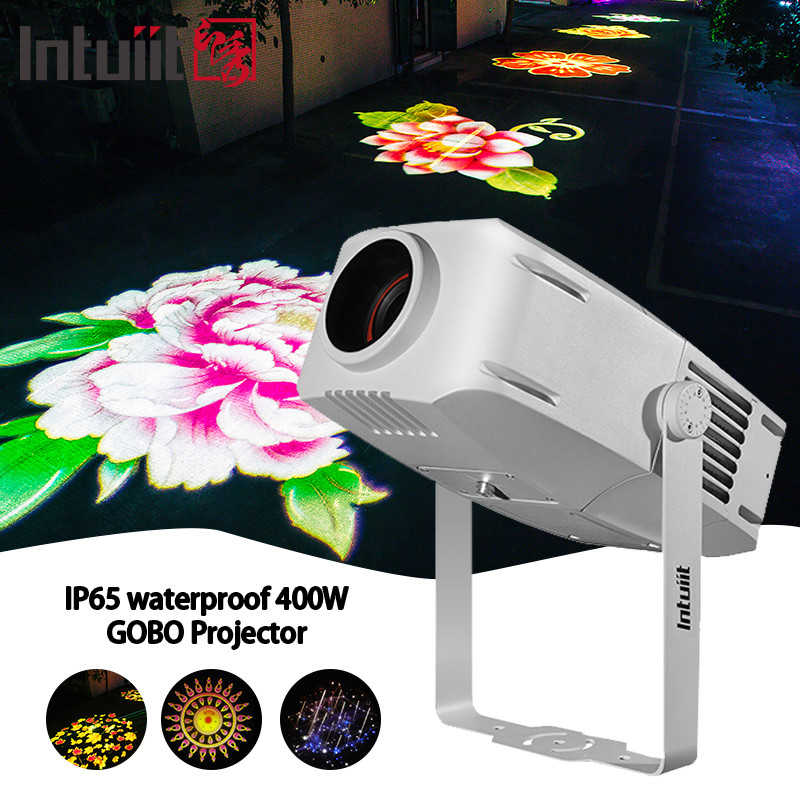 Op maat gemaakte logoprojector Gobo voor winkels, bedrijven, buiten- en binnenbedrijven, foto-LED-lampen IP65 waterdicht