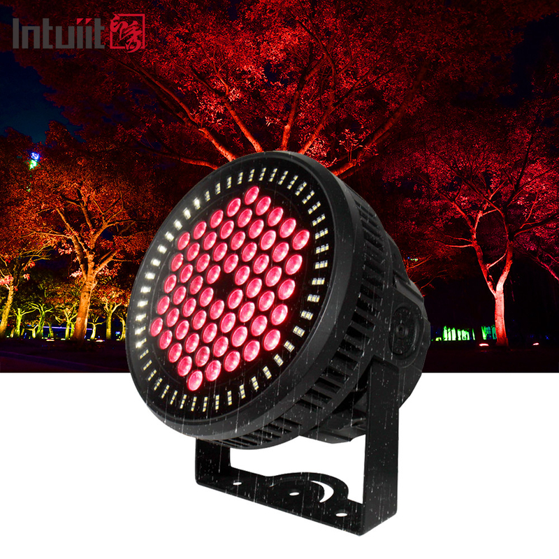 60*12W RGBW 4 in 1 IP65 Waterdicht Outdoor DMX 512 LED Par licht Voor Disco Stage Wedding Party DJ