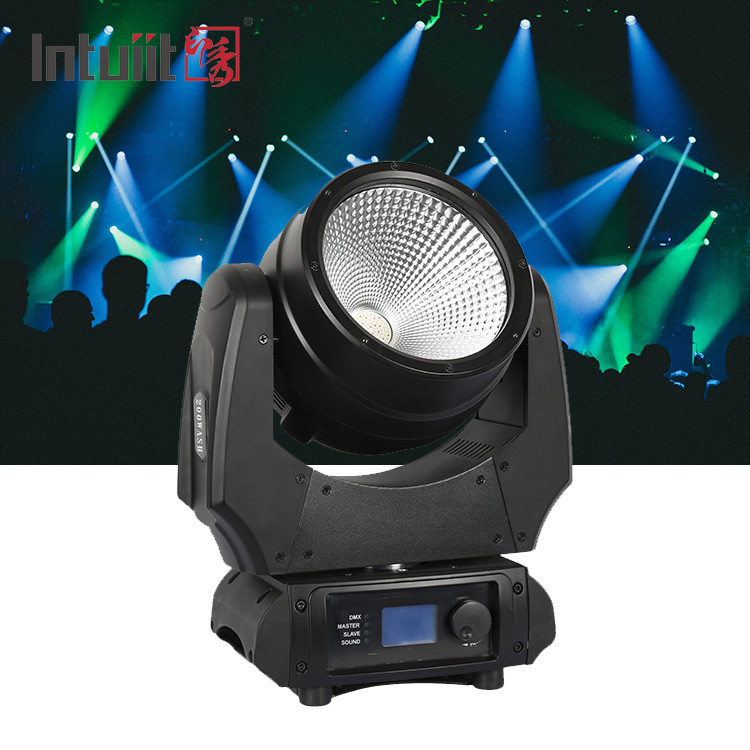 RGBW Bewegende kop LED COB 200W Beam Dj Event Concert Washer Bewegende kop Bühnenlicht