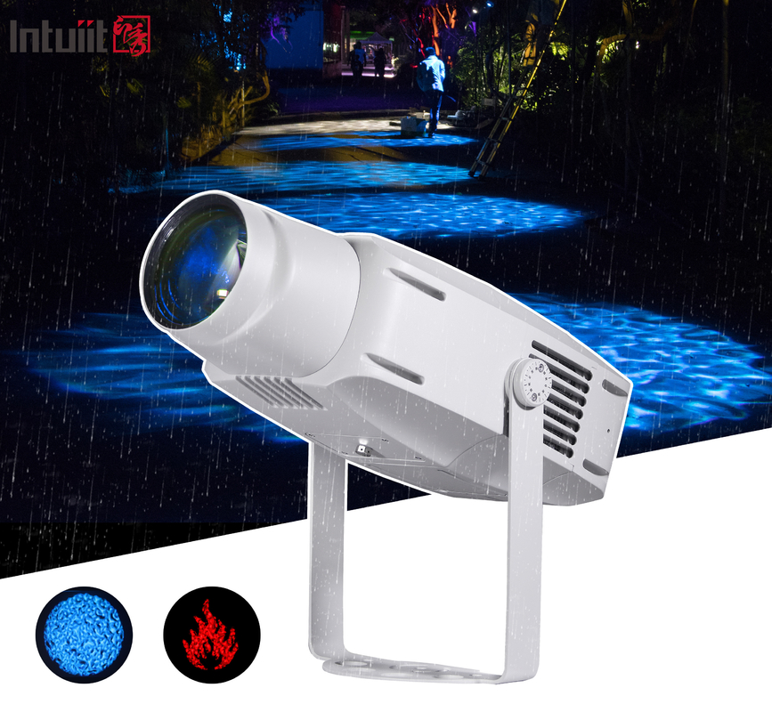 Custom 400W Outdoor IP65 RGBW LOGO LED Projectielampen Commerciële straat GOBO Landschapsprojectorlampen