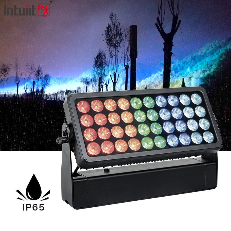 40X10W LEDS RGBW Flood Lights voor stadsgebouw Led Wall Light Outdoor Decorative Wall Washer Light