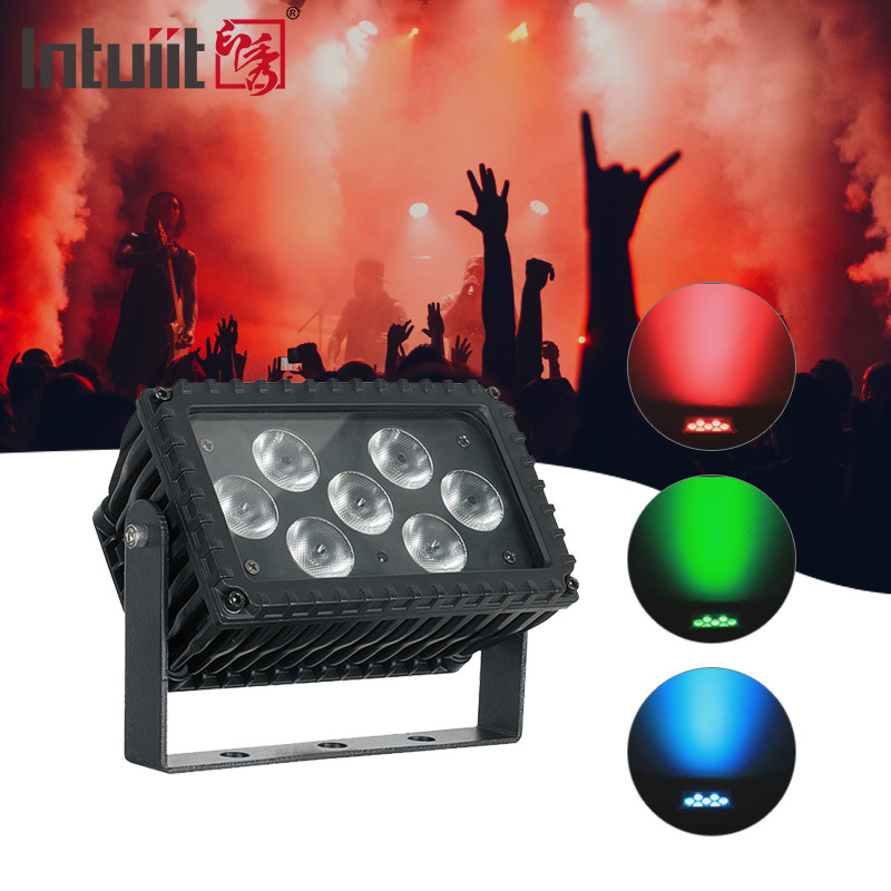 7x3W LED Buiten IP66 Die-Casting Aluminium Architectonische Projectie Flood Light Facade Light