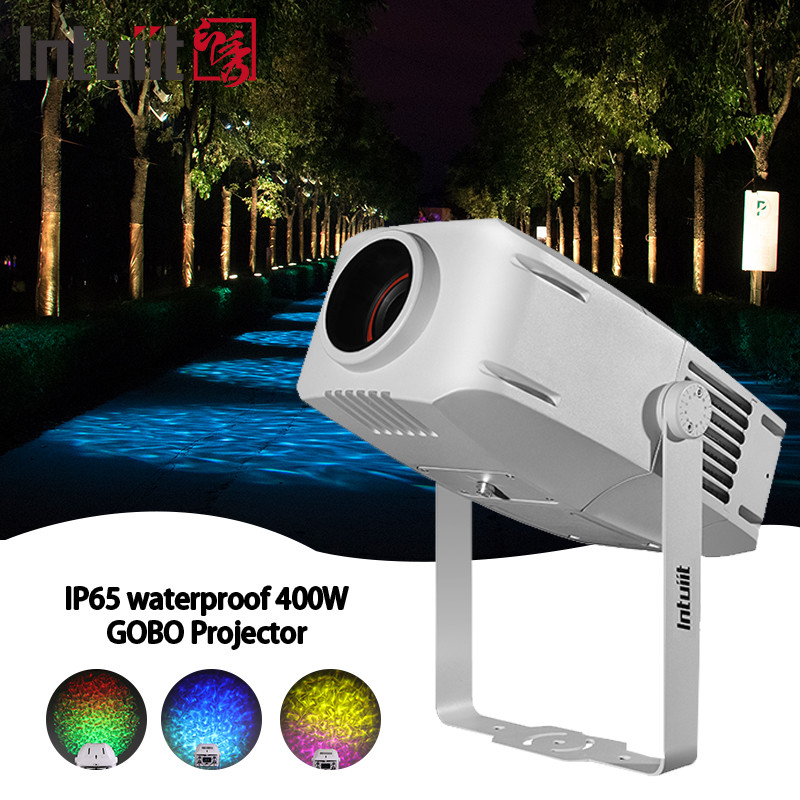 400w Outdoor Kleurrijke Waterpatroonlamp Led Night Club Effect Light Ip65 Waterdicht Landschap Lamp Licht Gobo Projector