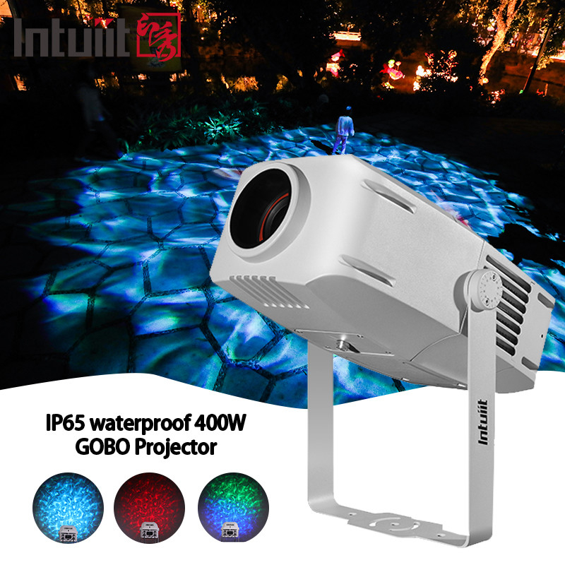 400w Waterdicht Buiten Indoor Led Pattern Custom Logo Projector Ripple Water Wave Effect Lights