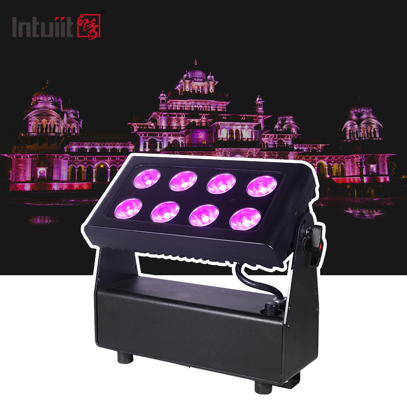 IP65 8x15w RGBW 4in1 LED overstromingslicht voor buitengebouwen