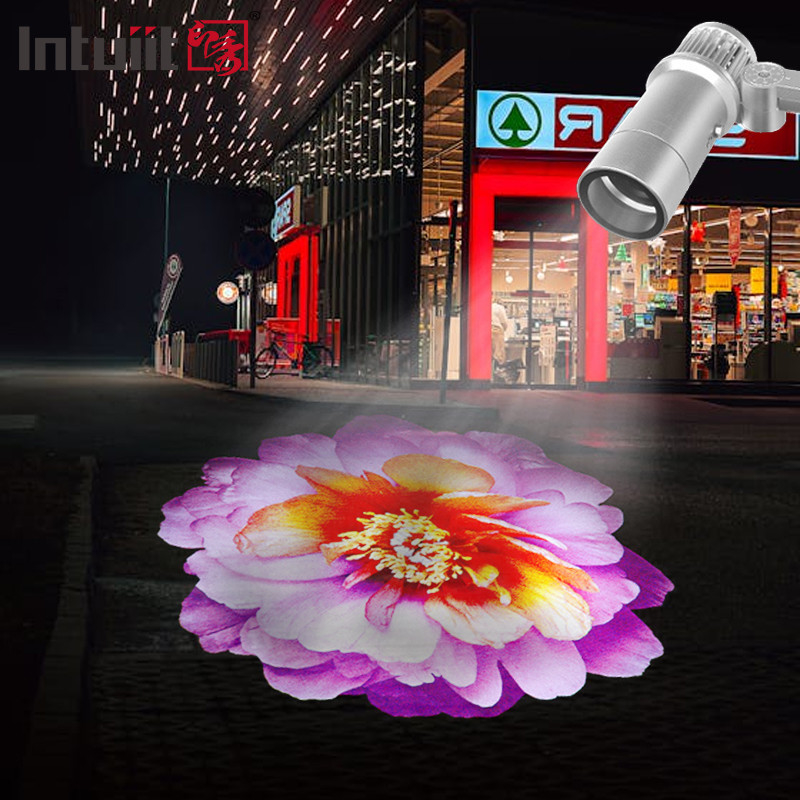LED 60W Waterdicht Outdoor Logo Gobo Projector Roterende Logo Projectie Led Gobo Projector