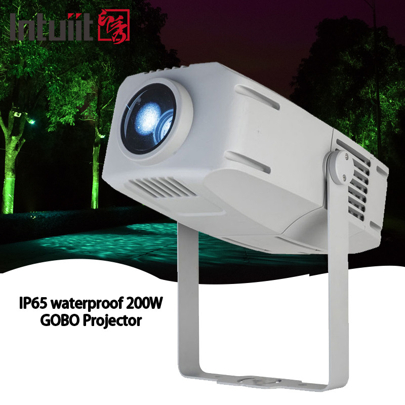 200w Waterdicht Buiten Led Patroon Custom Logo Projector Ripple Water Wave Effect Lights