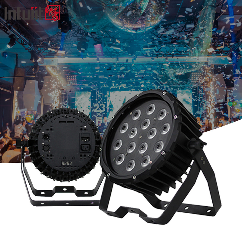 90W RGBW 4in1 par slim led flat par blikje licht voor buiten dj podium evenement licht