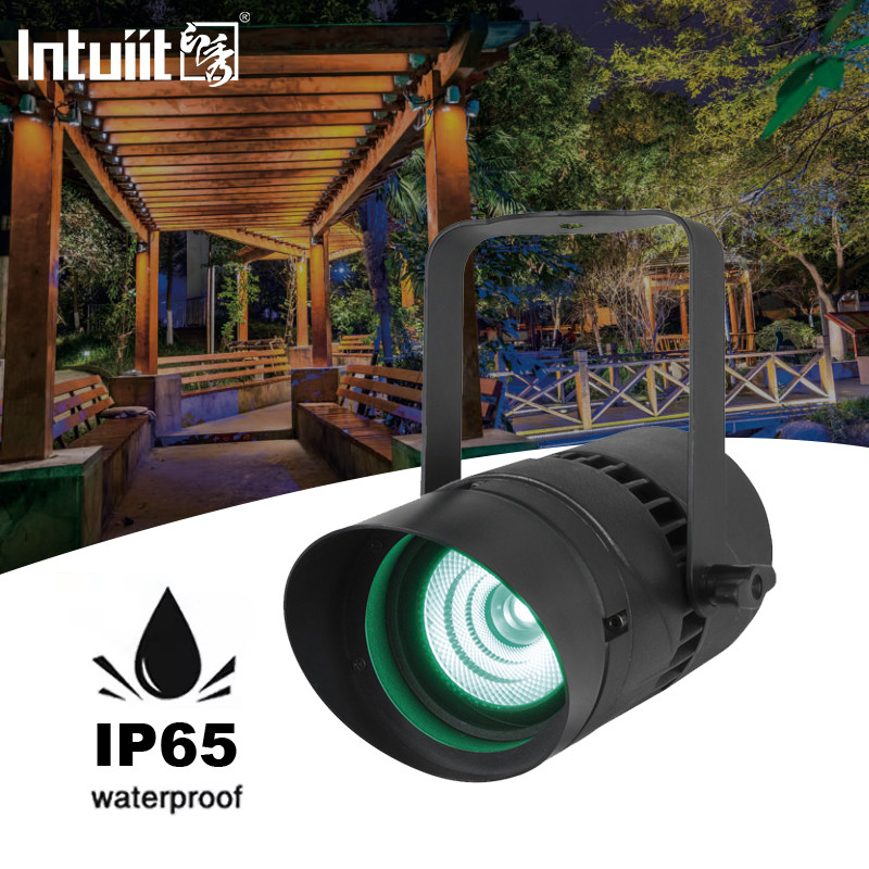 Buiten LED RGBW Floodlight 15W waterdicht schijnwerper met smalle straalhoek 4,5 graden Landschapstraat Tuin Vierkante Floodlights