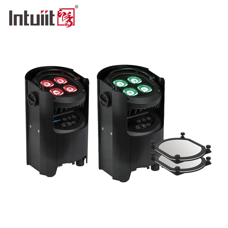 4x12W 4-in-1 RGBW Dj Bruiloft Batterijaangedreven LED Uplight WIFI Draadloos Dmx disco Podium par Verlichting