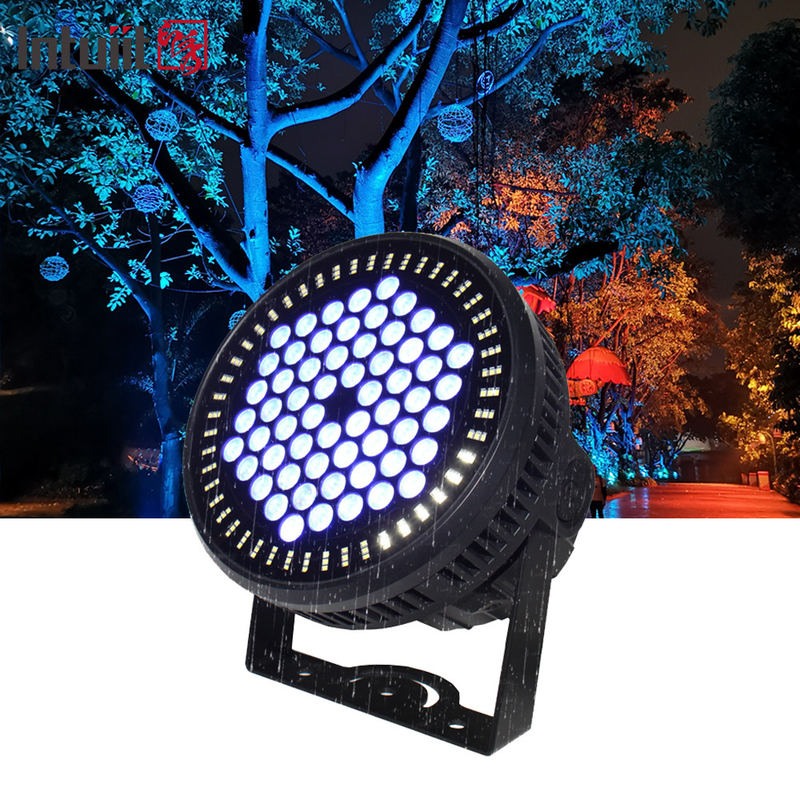 60*12W Rgbw 4In1 Led Par kan 60st Party Dmx Outdoor DJ Led Par Licht aansteken