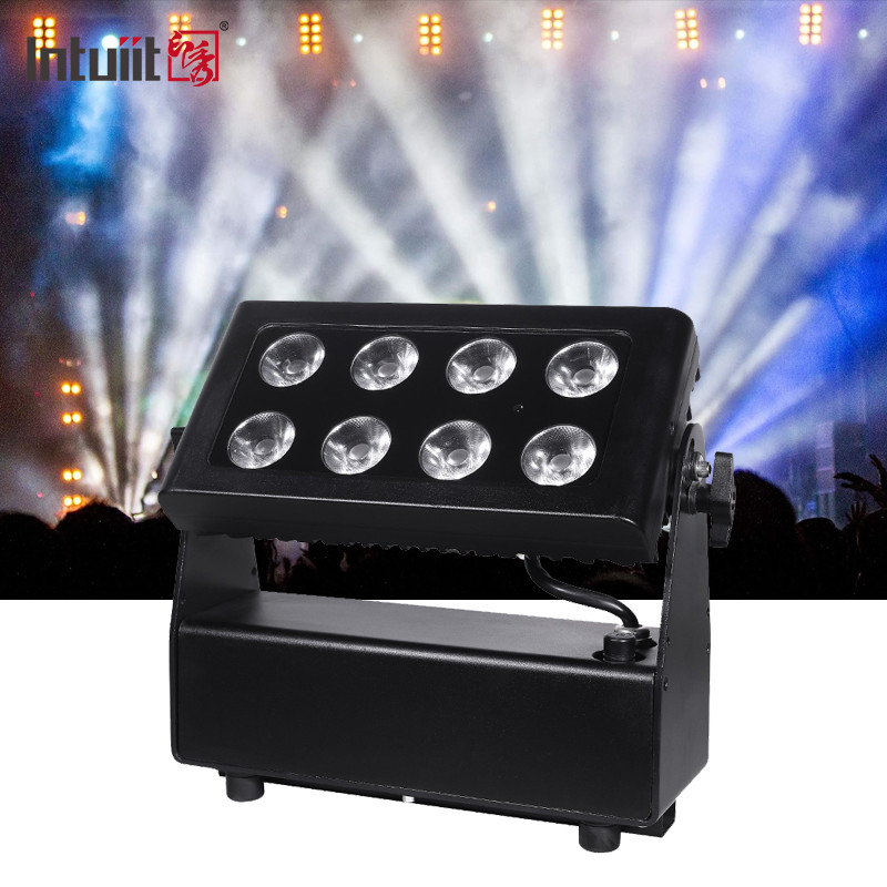 Led Battery Par 8X15W led par licht RGBW 4in1 8pcs 15W batterij par licht DMX512 Stage Light