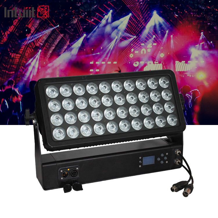400W Buitenwaterdicht Stadskleur 40x10W RGBW 4in1 LED Wandwaslamp IP65