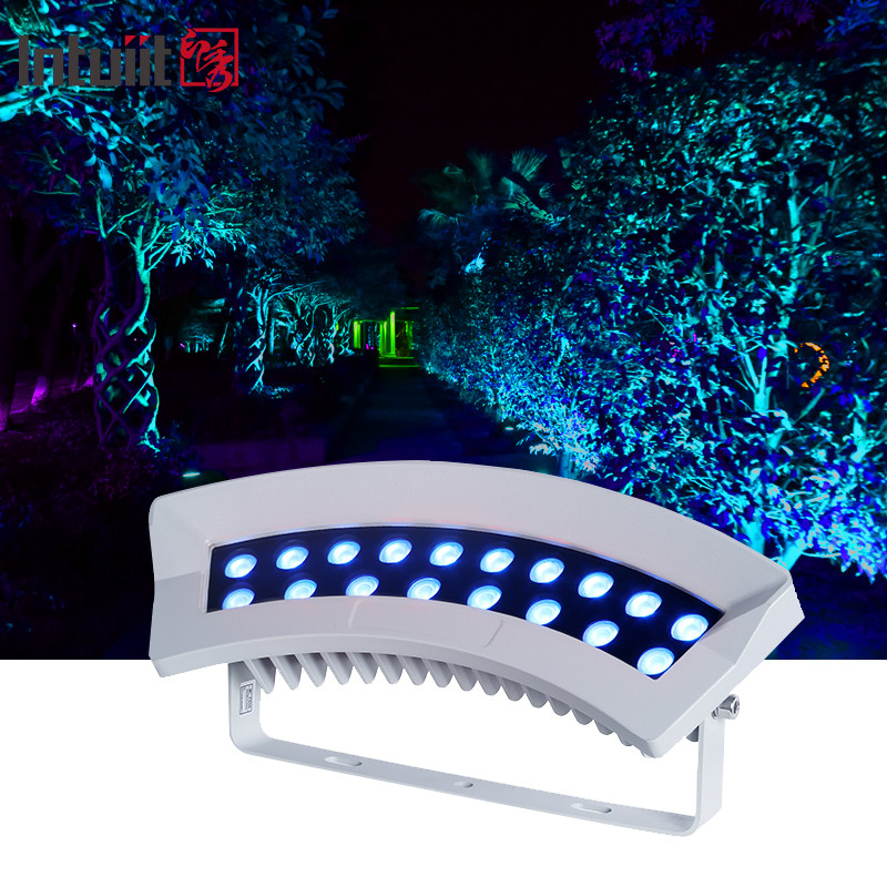 DMX512 36W rgbw kleurrijk led hug boom licht IP65 waterdicht boomlamp spotlight buiten tuin landschap lichten