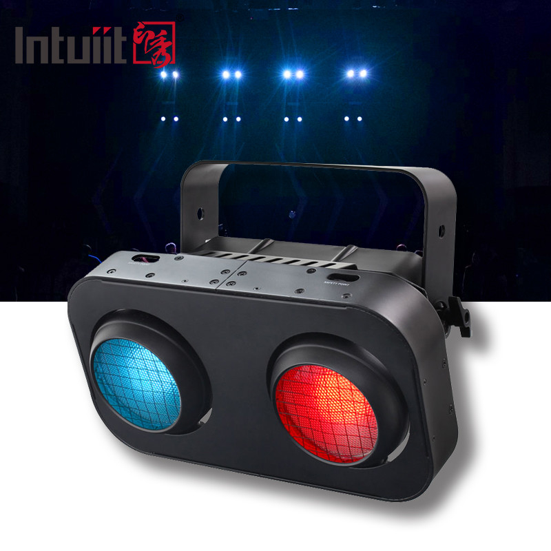 200W 2in1 Eyes LED COB Publiek lichten voor DJ Disco Bar Club Ring Stage Blinder lichten