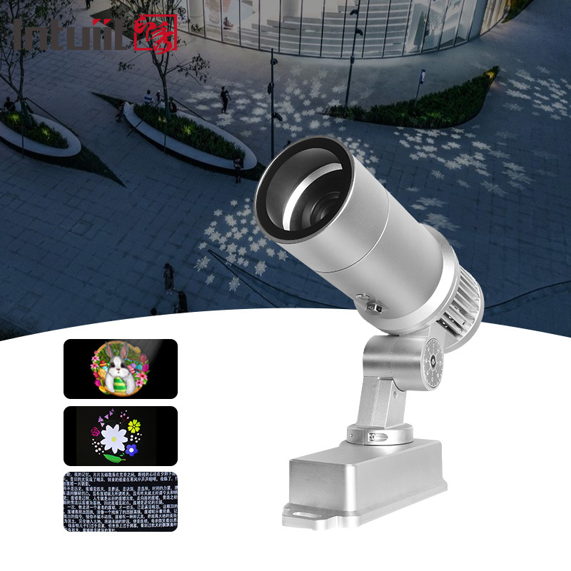 60W LED-logo projector met reclame Gobo voor LED licht Aluminium legering lichaam IP65