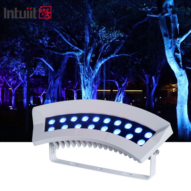 36W RGBW Boom Flood Light IP65 Waterdicht Outdoor Kleurrijke Led Spot Tuin Landschapsverlichting