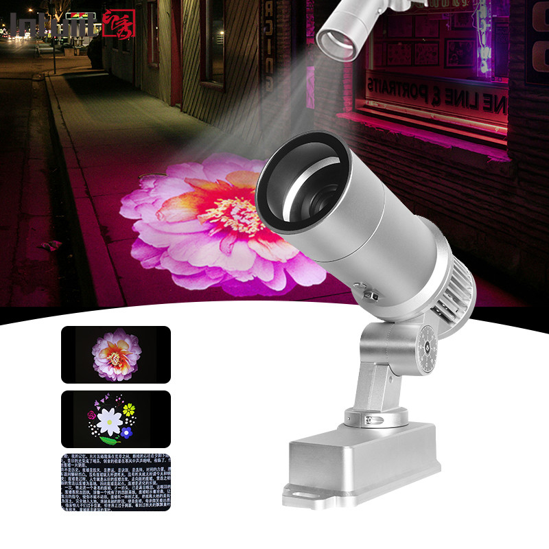 Global Custom 60W HD IP65 Waterdicht Buitendeur Projectie Lamp Led Reclame Licht Logo Gobo Projector
