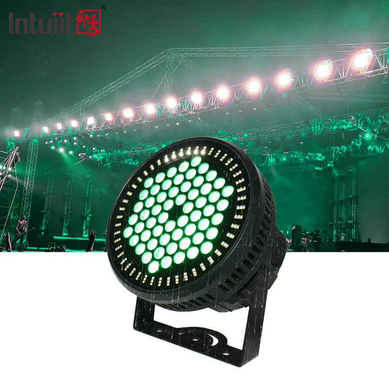 Professionele podiumverlichting Flat Dmx LED 60x12W RGBW 4in1 Zoom Par Can Party Light With Bar KTV Effect Lighting
