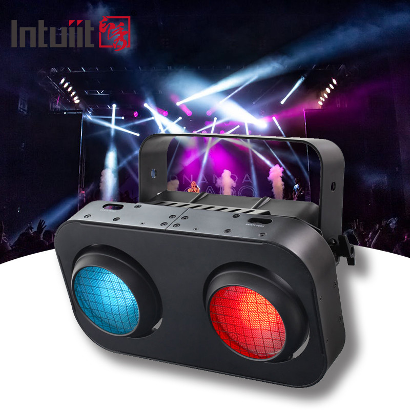 200W 2 ogen cob warm wit podium licht 2in1 buiten publiek blinder effect led podium licht