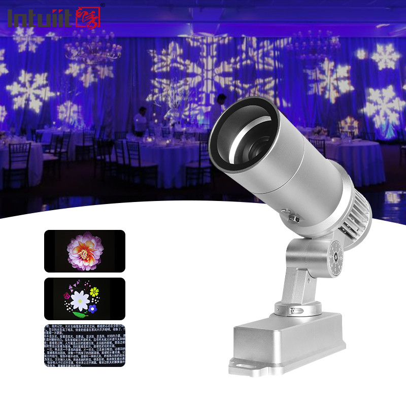 60W GOBO Logo Projector Licht Projector Lamp voor winkel Huwelijk Restaurant Kerstmis Evenement Reclame Borden Buiten Gebruik