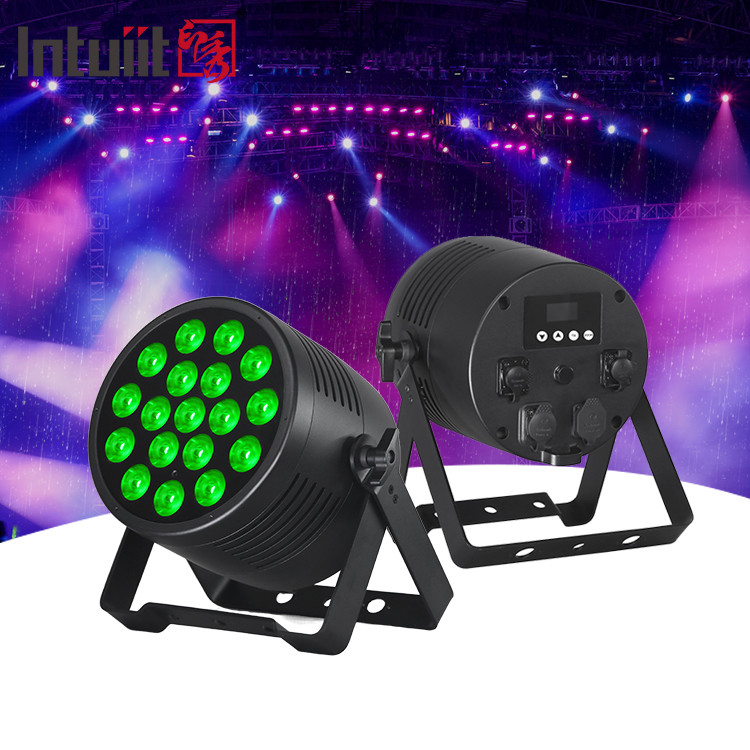 Krachtige 18x20W Outdoor RGBWA-UV 6in1 IP65 Waterdicht DJ Disco City Wedding Event Stage LED Par Light