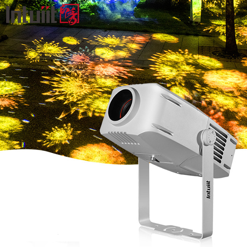 200W Buitenwaterdicht Patroon LED Gobo Image Logo Projector Licht voor Plaza Kerstfeest Reclame