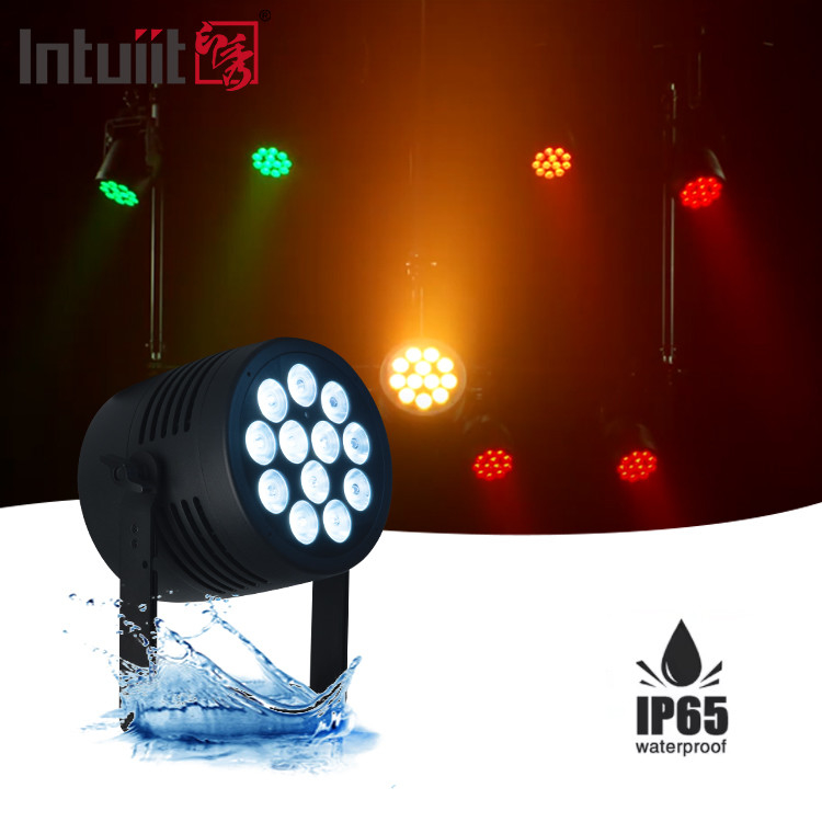 Waterdicht 12x20w RGBWA UV 6IN1 LED Par Light Buiten IP65 DMX512 Par Can Lighting Stage Par