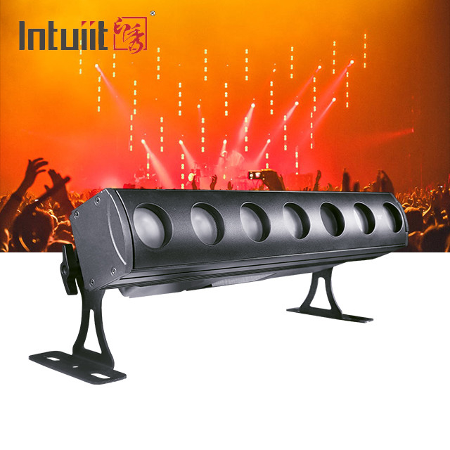 DMX Rgbw Kleurveranderend 7x15W Wasbalk Licht Ip65 Led Wandwasser Buiten