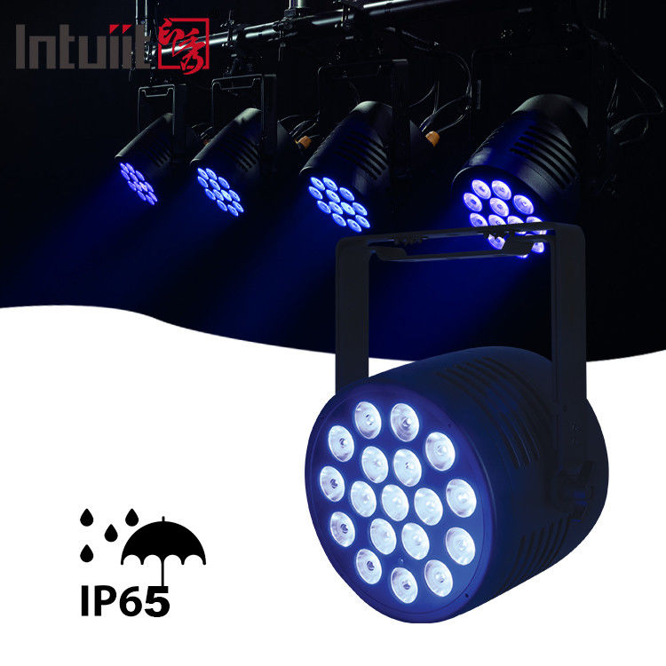 Hoog helder waterdicht Led Par Light IP65 Led Rgbwauv 18*20w Outdoor Par DMX voor Park Scenic Stage Event Show Lighting