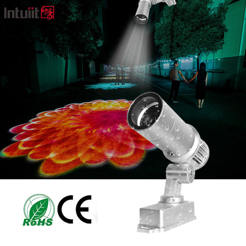 Waterdicht IP65 Logo Gobo Projector Licht Kerstmis Buiten 60w LED Gobo Logo Projector Buiten Reclame Licht