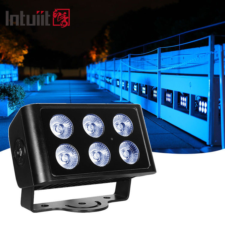 6x5W Waterdichte Ip65 Vierkante Rgbw Led Buiten Schijnwerper Buiten Tuin Landschapsarchitectuur Decoratieve Vierkante Led Spotlights Schijnwerpers