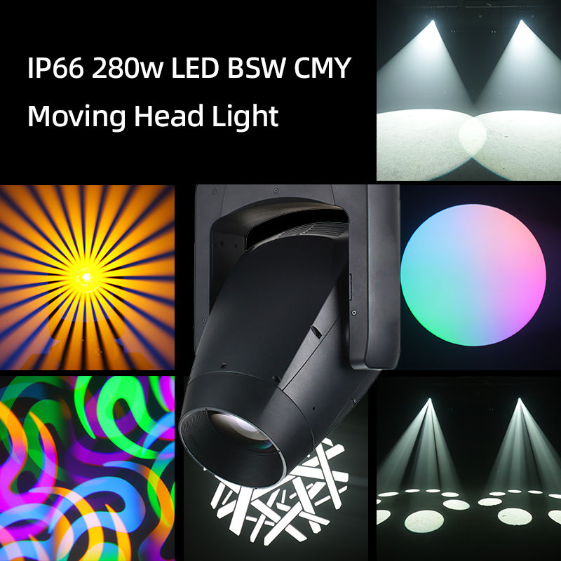 Professionele IP66 LED 280W Beam Spot Wash CMY Moving Head Lights voor Dj Disco Bar Club Stage Show Apparatuur Lichten