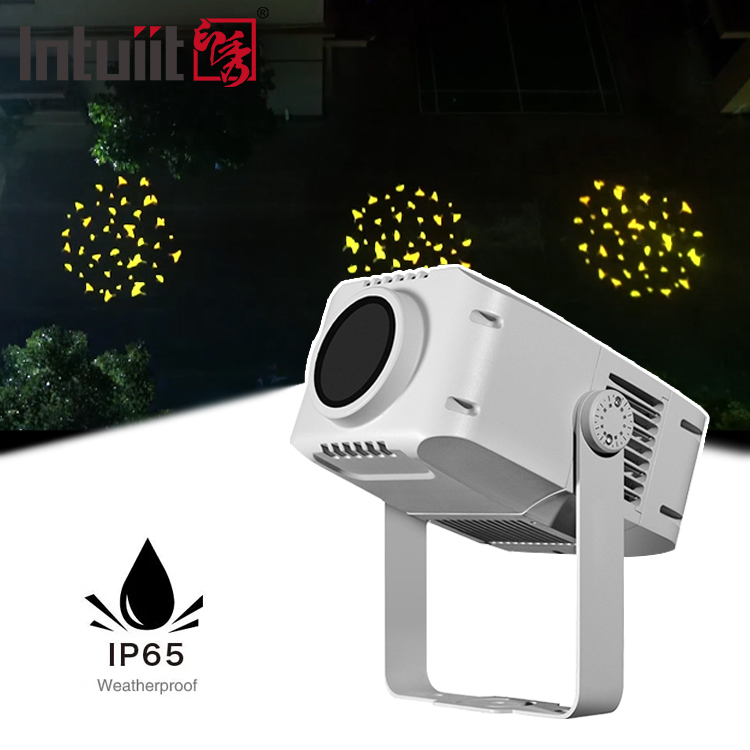 100w Custom Gobo Projector Ip65 Hoge Helderheid Reclame Led Outdoor Kerst Gobo Logo Projector Reclameverlichting