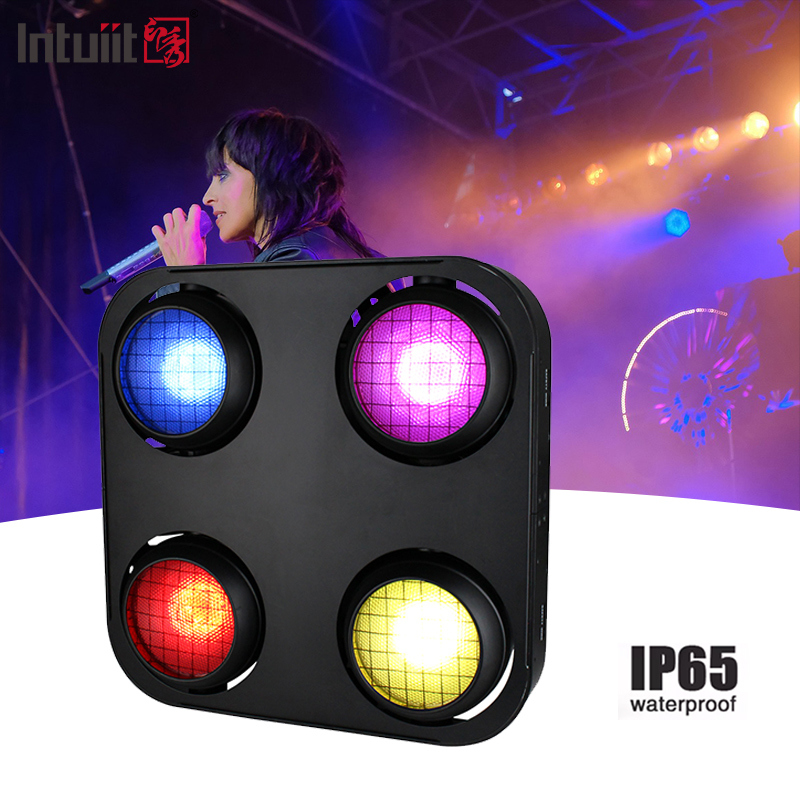 4X90W 4 Eye Led Cob Blinder Light Amber Warm White 2In1 Ip65 Waterdicht Led Stage Light