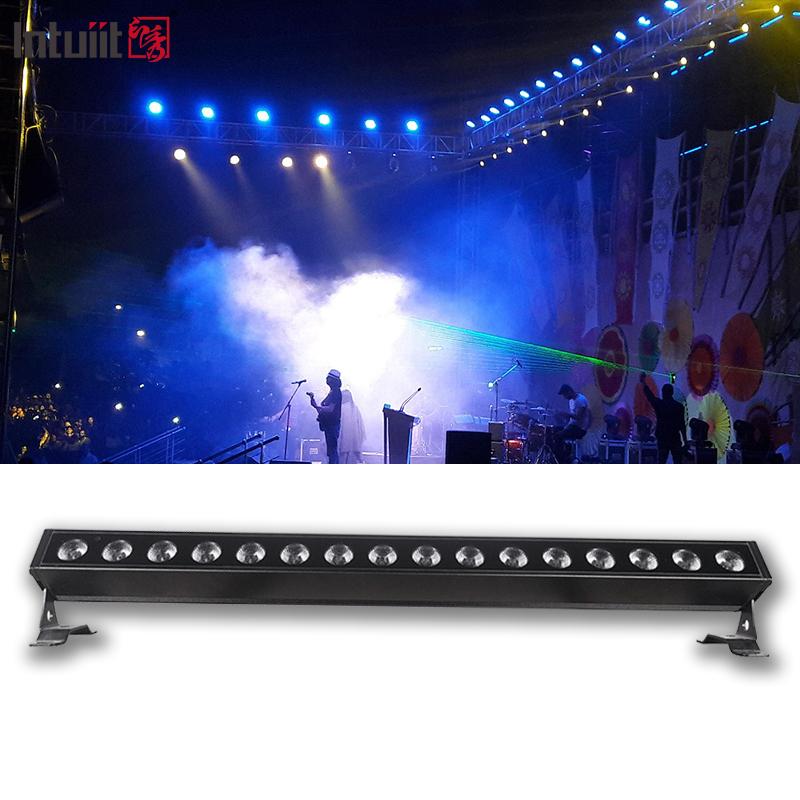 16*5W IP65 Led Wash Lights Dmx Buitenmuurwasser Wandmontage Dmx Buiten Rgb Muurwasser