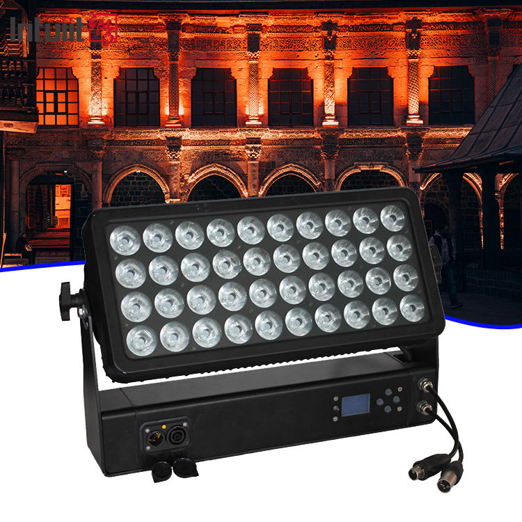 400W Buiten IP65 Waterdicht Stadskleur 40x10W RGBW 4in1 LED Wandwaslamp