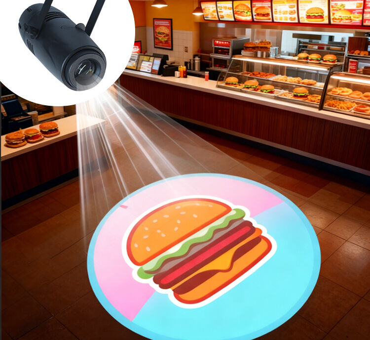 40W Logo Projector Lights Custom GOBO projectoren voor winkelbedrijven voor winkelreclame en bruiloft