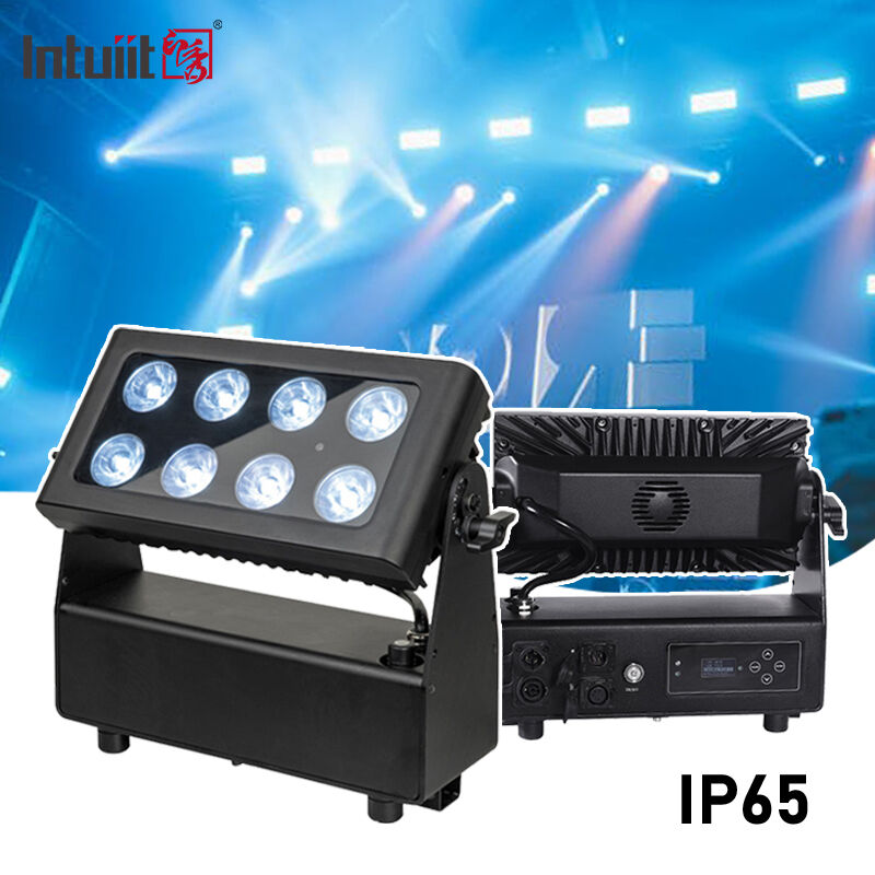 LED 8x15 W RGBW 4-in-1 IP65 batterij aangedreven Spotlight batterij aangedreven IP65 floodlight